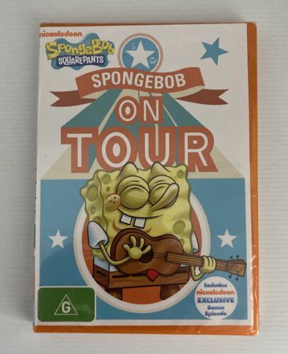 Spongebob Squarepants Spongebob On Tour Dvd 2012 Brand New Sealed