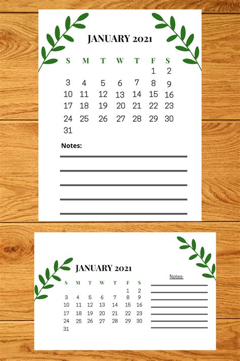 2021 Minimalist Calendar Calendar Printables Printable Calendar