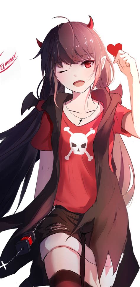Cute Anime Demon Girl Wallpapers Top Free Cute Anime Demon Girl