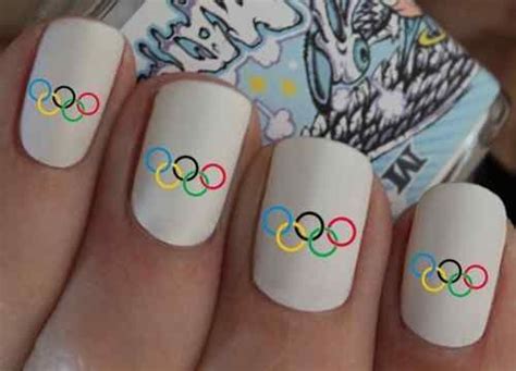 olympic nail designs 7 olympic nails beauty nails gymnastics nails