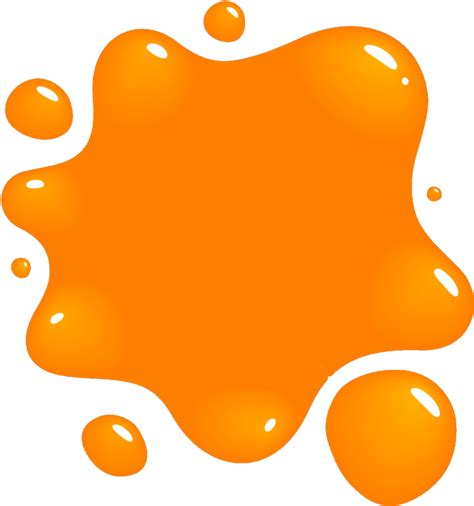 Download Paint Clipart Clipart Orange Splat Png Cliparts Co Orange
