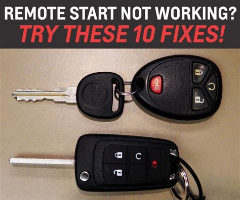 Well, it sounds a bit humorous, but sometimes, folks forget it can be anywhere in the engine and thus, your car cranks over but won't start. Remote Start Not Working: 10 Things to Check | Gateway ...