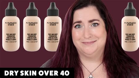 Mac Face And Body Foundation Dry Skin Review And Wear Test Youtube
