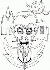 Coloring Dracula Halloween Pages Z31 Head Odd Dr Choose Board Printable sketch template