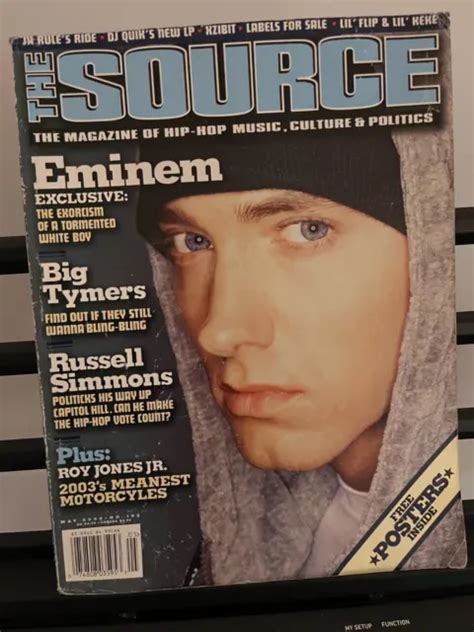 Rare Eminem The Source Magazine Issue 152 May 2002 4999 Picclick