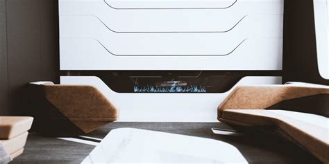 Futuristic Fireplace Interior Design Ideas