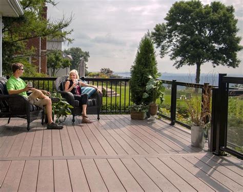 Composite deck materials have come a long way since early 1991. waterproofing second floor deck,composite decking cost ...