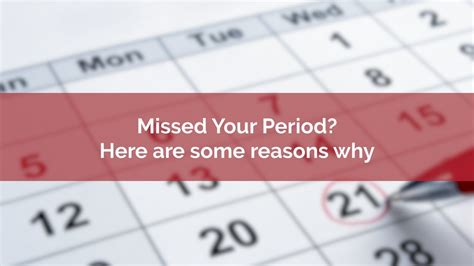 Missed Your Period Here Are Some Reasons Why Youtube