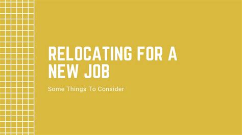Relocating For A New Job Some Things To Consider By Clickmoves Issuu