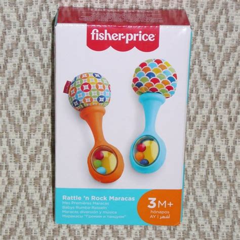 Fisher Price Toys Fisher Price Baby Rattle N Rock Maracas Toy Soft