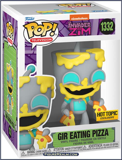 Gir Eating Pizza Invader Zim Pop Vinyl Figures Funko Action Figure
