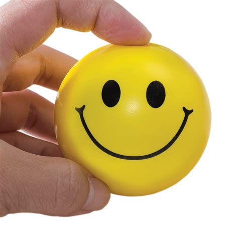 Foam Smiley Face Firm Hand Exercise Ball | Rehabilitation Advantage