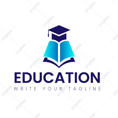 Gambar Desain Logo Untuk Buku Konsep Pendidikan Sekolah Dan Cap