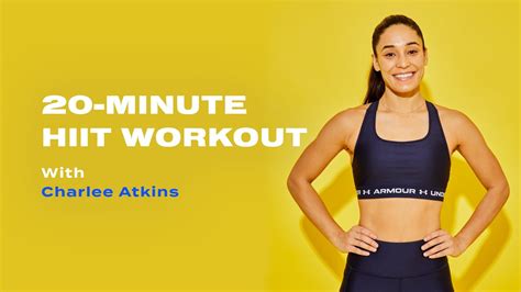 20 Minute Body Weight Hiit Exercise With Charlee Atkins Fittrainme
