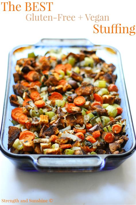 The Best Gluten Free Vegan Stuffing