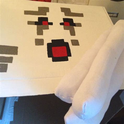 Minecraft Ghast Costume Create Legs Out Of Long Athletic Socks Filled