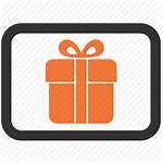 Icon Giveaway Gift Card Present Icons Vector