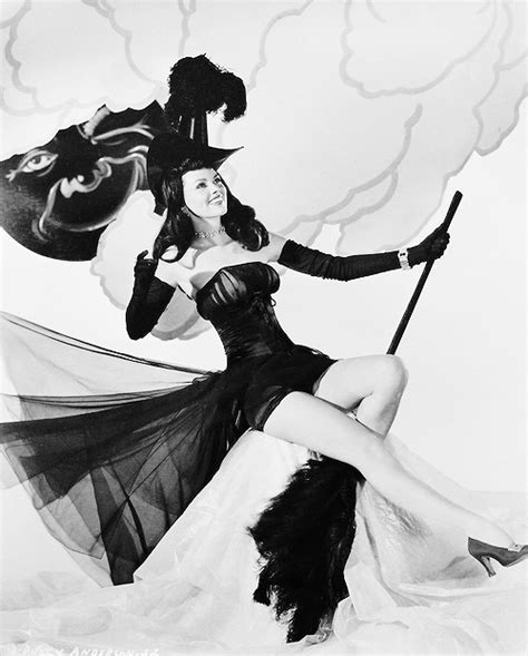 Vintage Halloween Pin Up Witch 1940s Vintage Halloween Dusty Anderson