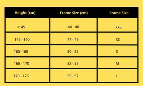 How To Measure Inseam For Bike Size Chart Included