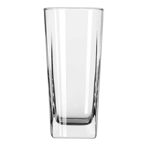 Square Beverage Glass 16oz Glassware