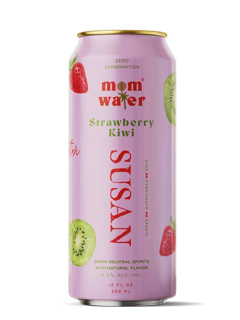 Mom Water Susan Strawberry Kiwi Vodka Water Price And Reviews Drizly