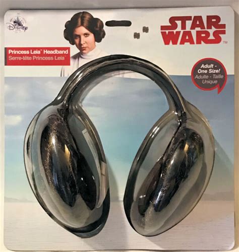 Disney Store Star Wars Princess Leia Hair Headband Buns Cosplay Costume