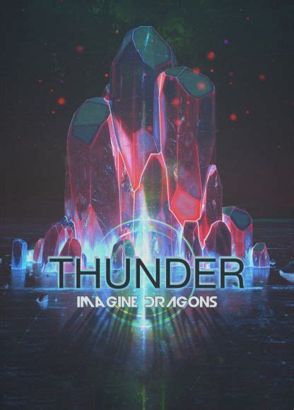 Imagine Dragons Thunder De By Mind Design Metal Posters Imagine