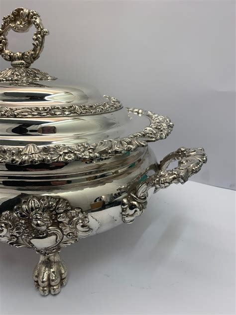 Early Victorian Old Sheffield Plate Soup Tureen For Sale At 1stdibs