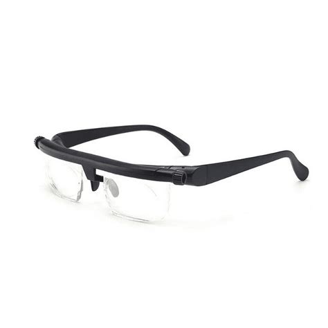 Dial Adjustable Glasses Variable Focus For Reading Distance Vision
