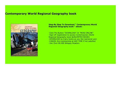 Contemporary World Regional Geography Book 576