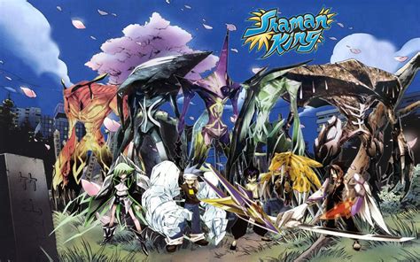 Five Elemental Spirits Image Abyss Shaman King Anime Shaman