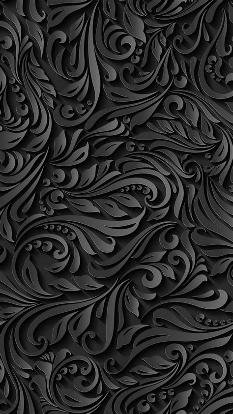 Black Pattern Iphone Wallpaper 2021 3d Iphone Wallpaper