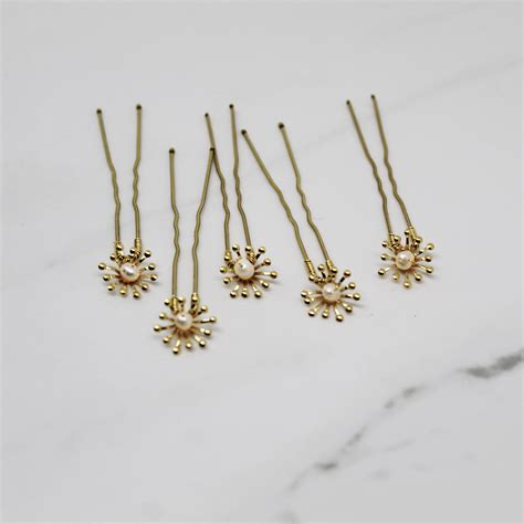 Celestial Hair Pin Set Star Hair Pins Gold Bridal Hair Pin Etsy