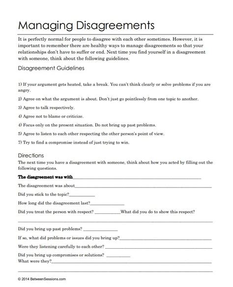 30 Printable Couples Therapy Worksheets Worksheets Decoomo