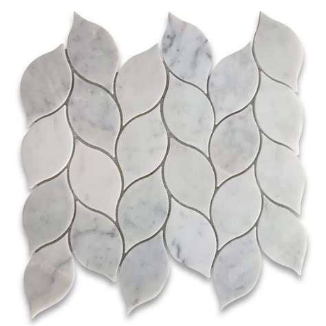 Marble Online Leaf Shape Tile Mosaic Tiles Shell Mosaic Tile Leaf
