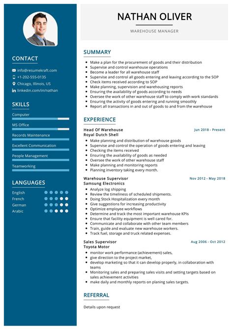 Download managers are special programs and browser extensions that help manage large and multiple downloads. Warehouse Manager Resume Sample - ResumeKraft