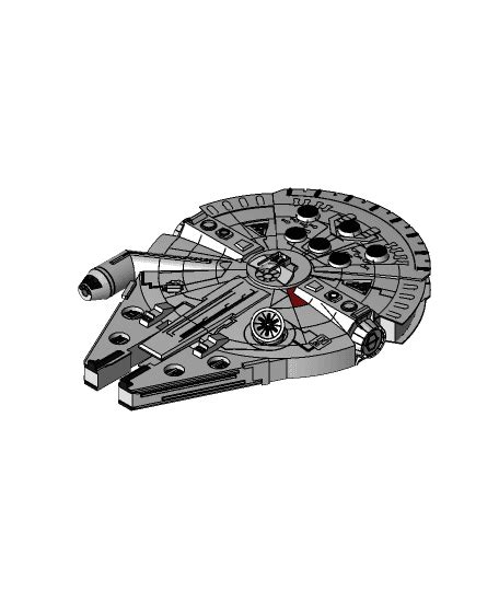 Star Wars Millennium Falcon 3d Model Thangs