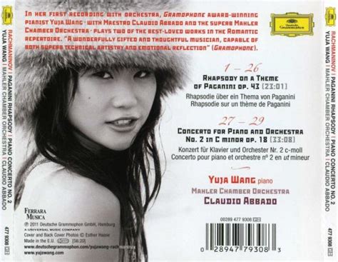 Yuja Wang Claudio Abbado Mahler Chamber Orchestra Rachmaninov