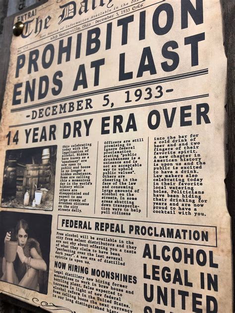 Prohibition Begins