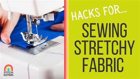 how to sew stretch fabrics with a normal sewing machine hacks for sewing with stretchy fabric