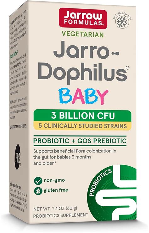 Amazon Com Jarrow Formulas Jarro Dophilus Baby Gos Oz Powder Supports Intestinal
