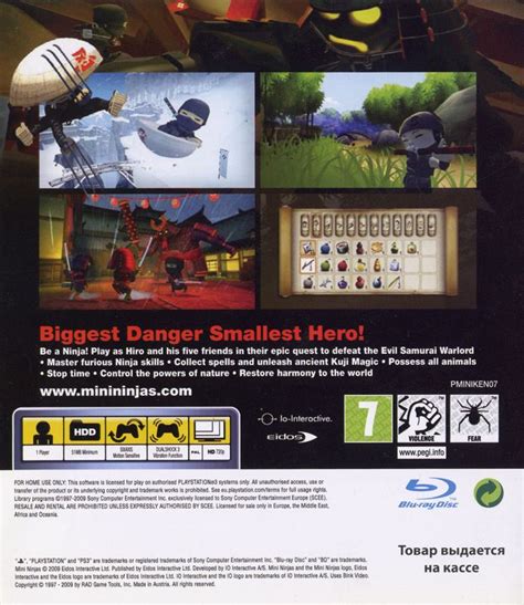 Mini Ninjas 2009 Playstation 3 Box Cover Art Mobygames