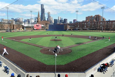 The Best Backdrop In All Of College Baseball Uic Flames Rbaseball