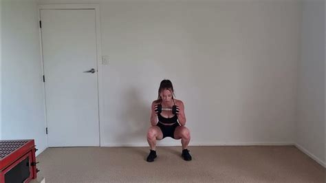 Dumbbell Frog Squats Youtube