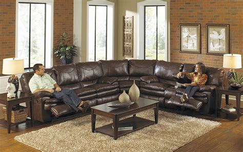 Leather is their specialty, but they also have a selection of high quality fabrics. Sectional Sofa Recliner | Smalltowndjs.com