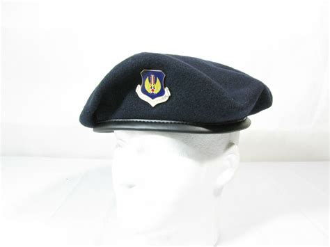 New Dscp Usaf Air Force Security Police Sp Beret And Crest Tac Sac Mac