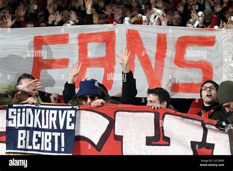 London England March 7 2017 Bayern Ultras Display A Banner During