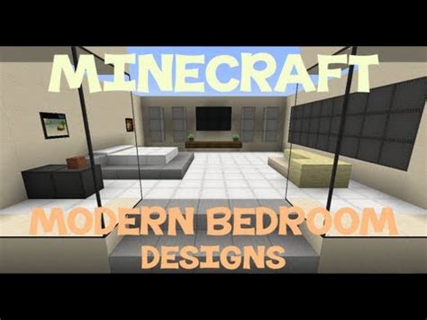 modern bedroom ideas  minecraft pe minecraft bedroom