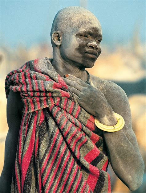 Dinka Herder With Ivory Bracelet South Sudan