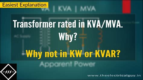 Transformer Rated In Kvamva Why Explained Theelectricalguy Youtube